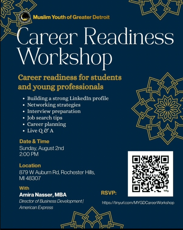 Muslim Job & Business Workshop poster