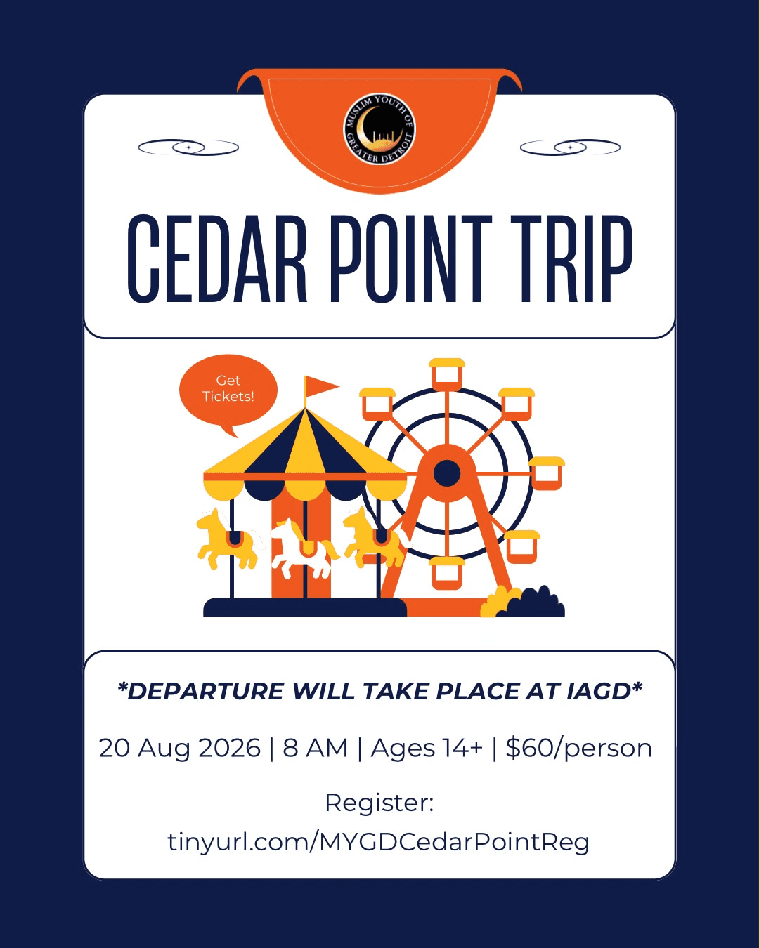 Cedar Point Trip poster