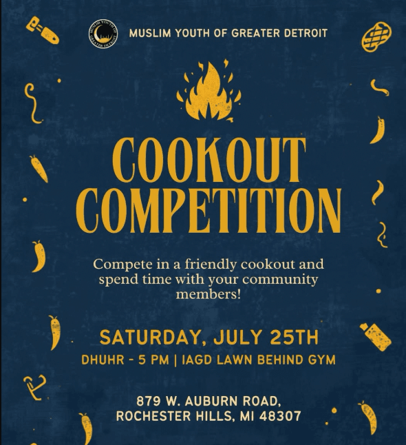 Burger Cookoff poster